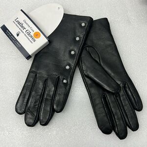 Genuine leather winter gloves